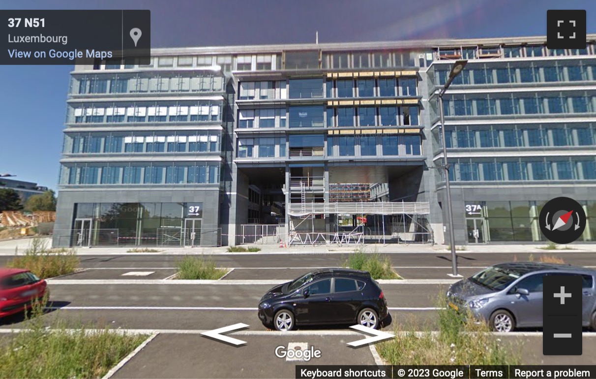 Street View image of 37A, Avenue John F. Kennedy, Luxembourg