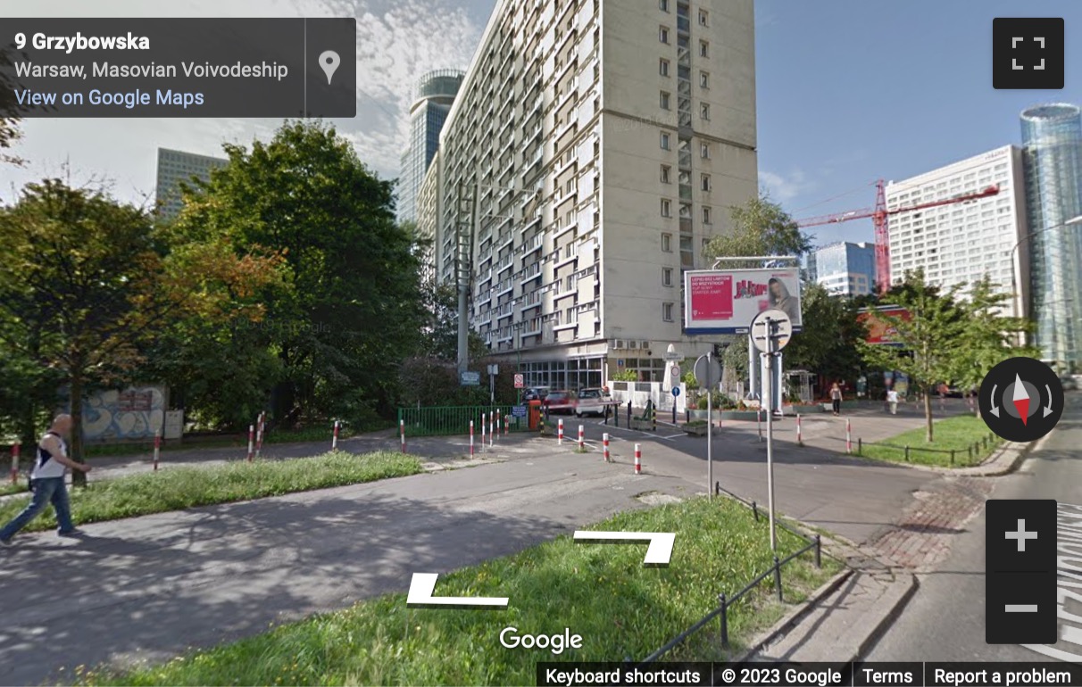 Street View image of Al. Jana Pawła II 22, Warsaw, Poland