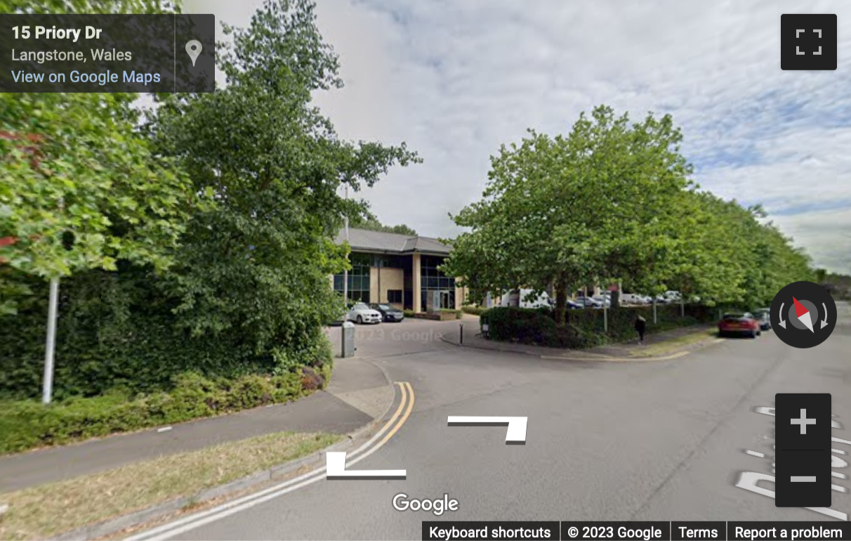 Street View image of Excalibur House, Langstone Business Park, Priory Drive, Newport (Gwent), Wales, United Kingdom