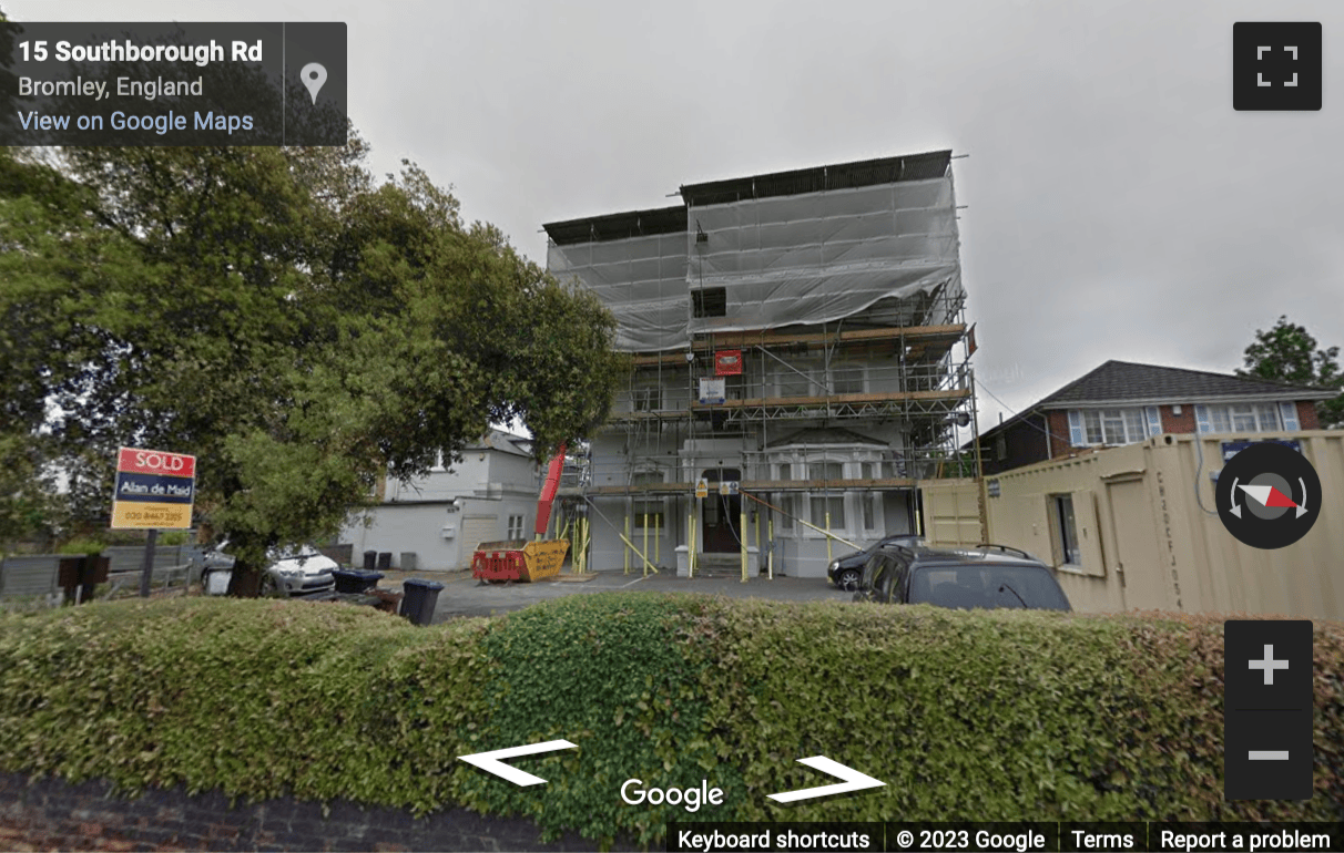 Street View image of Melbury House, 34 Southborough Road, Bickley, Bromley, Kent