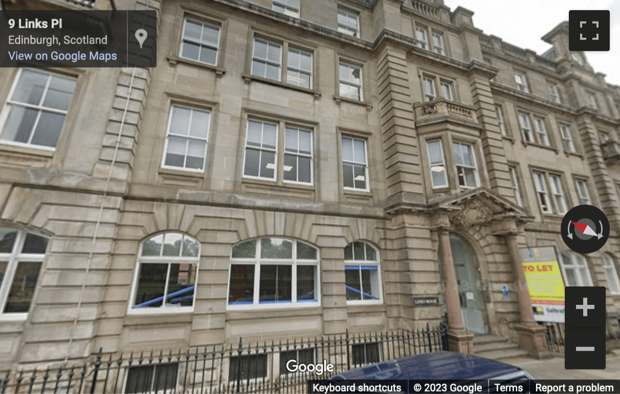 Street View image of Great Michael House, 14 Links Place, Edinburgh, Scotland