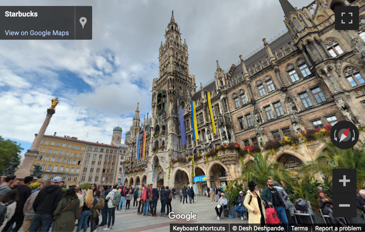 Street View image of Viktualienmarkt 8, Munich, Bayern