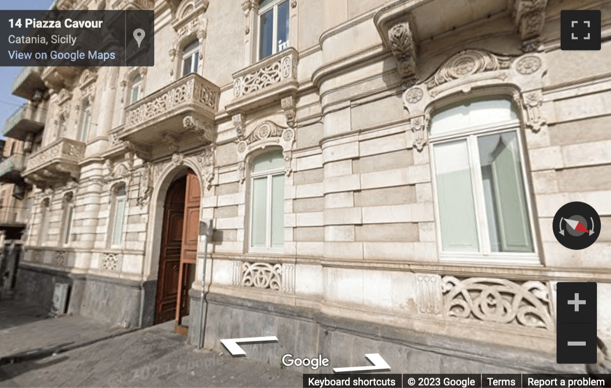 Street View image of Piazza Cavour, 14, Catania