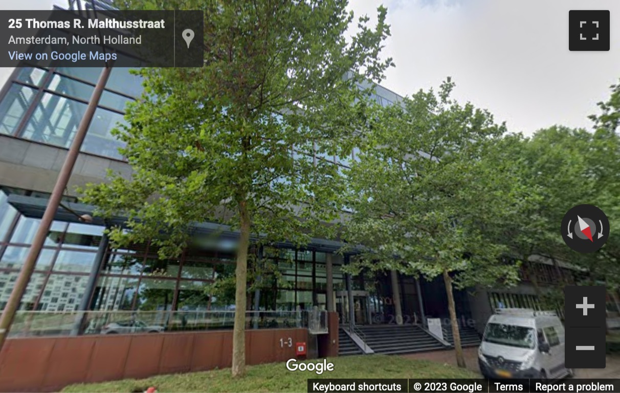 Street View image of Thomas R. Malthusstraat 1-3, Amsterdam Schiphol, Amsterdam, North Holland