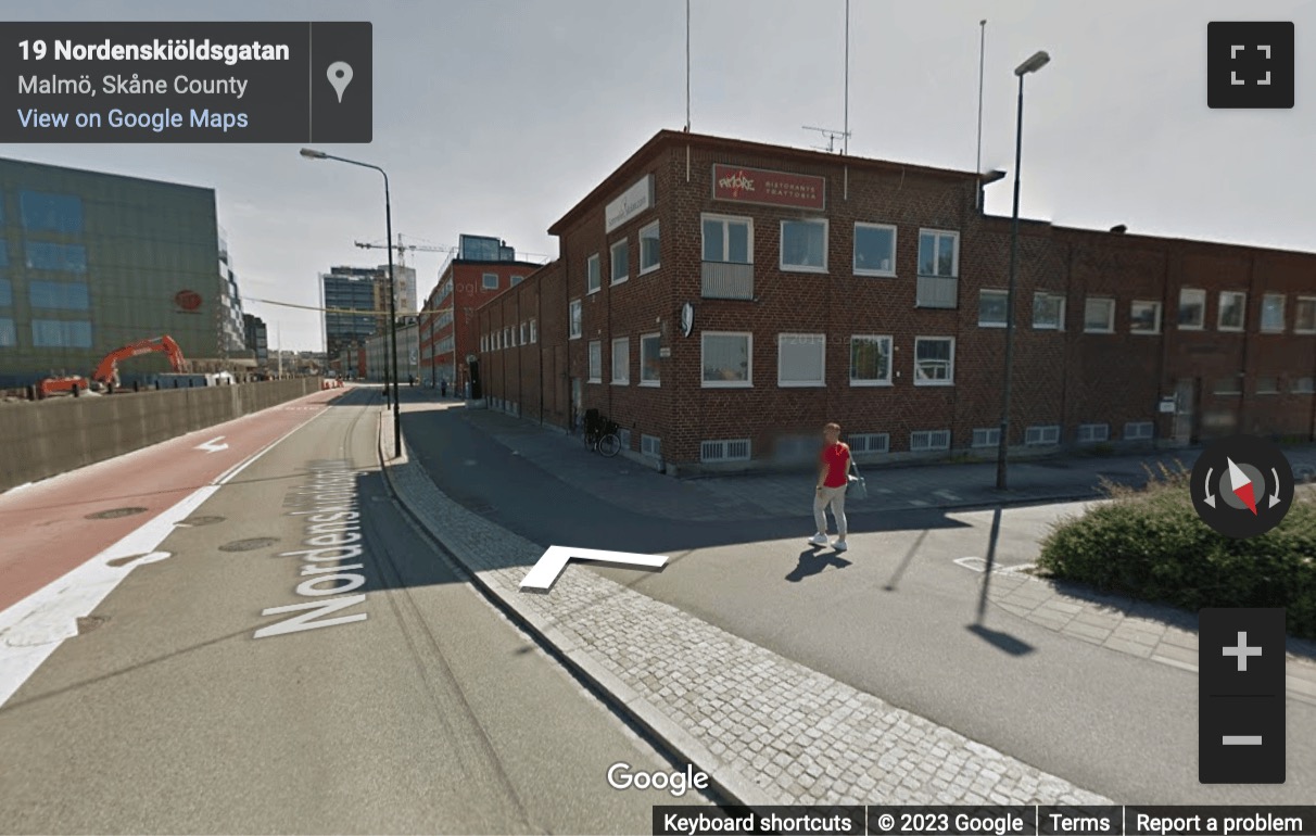 Street View image of Nordenskiöldsgatan 24, Malmo