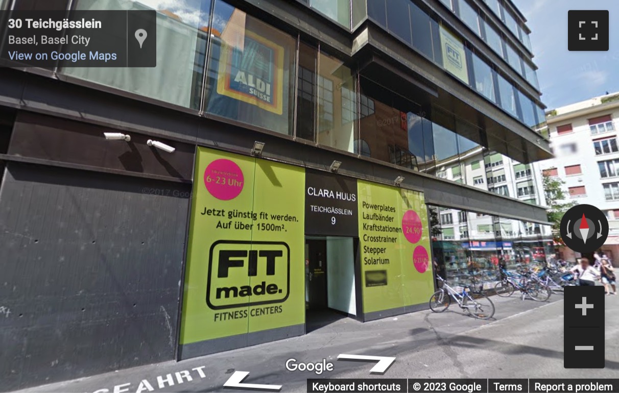 Street View image of Clarahuus, Teichgässlein 9, Basel