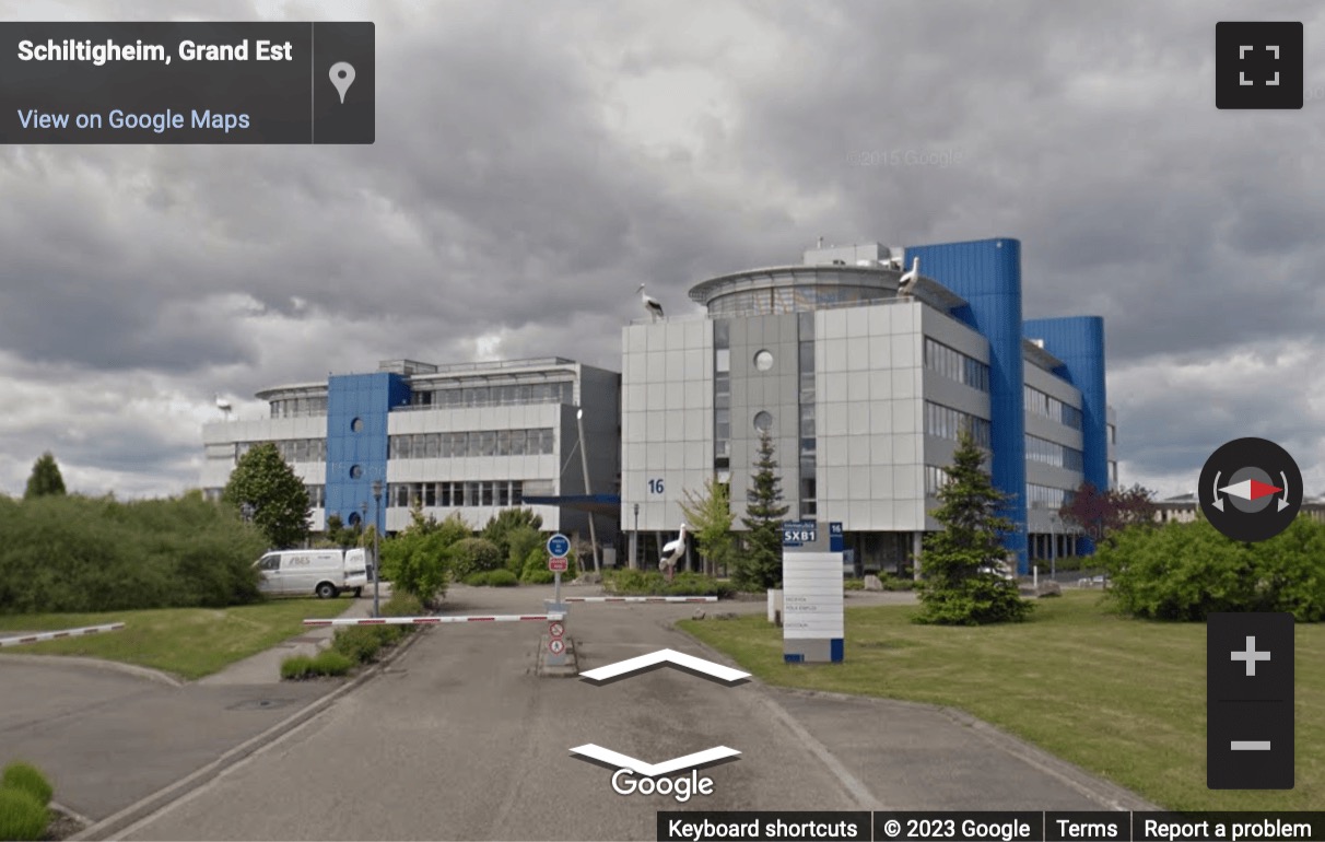 Street View image of 16 Avenue de l’Europe, Building SXB1, Strasbourg, Bas-Rhin