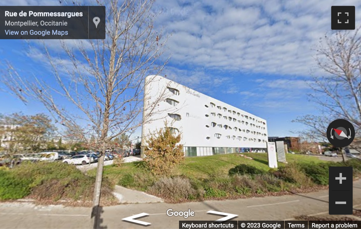 Street View image of 418 Rue du Mas de Verchant, Montpellier, Herault