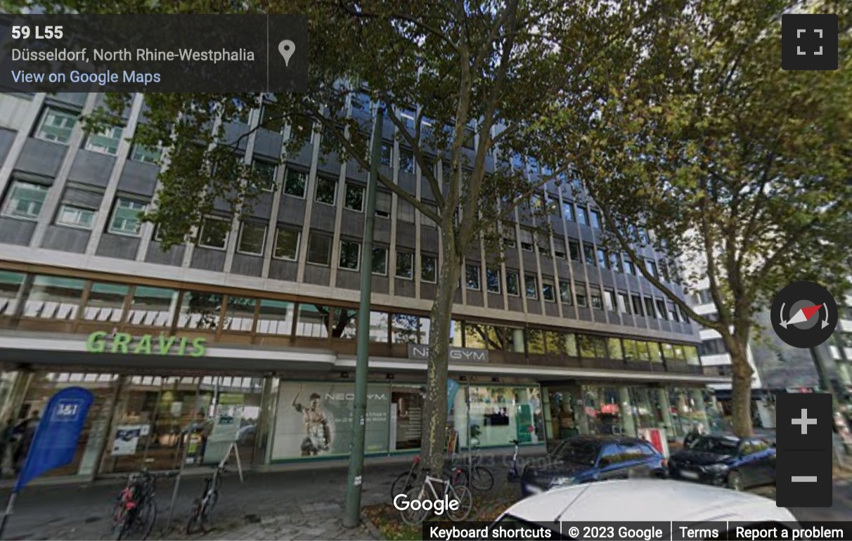 Street View image of Berliner Allee 59, Dusseldorf, North Rhine-Westphalia