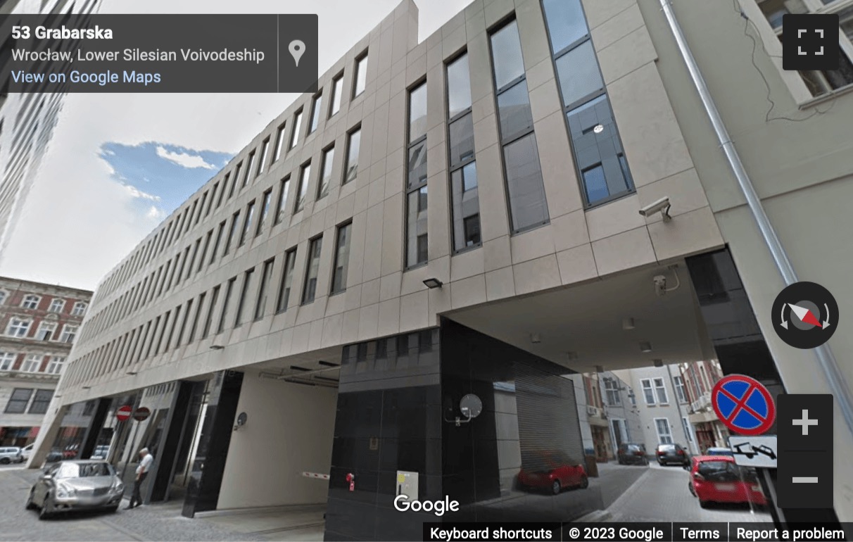Street View image of Building B, Pegaz, Grabarska 1 str, 50-079 Wroclaw