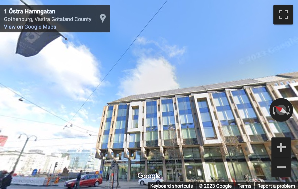 Street View image of Östra Hamngatan 16, Gothenburg