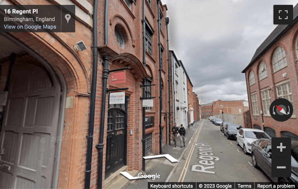 Street View image of 20-22 Regent Place, Birmingham, West Midlands County