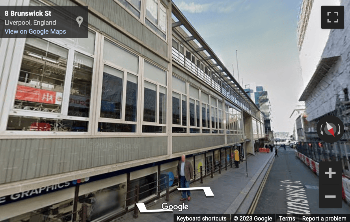 Street View image of 21 Brunswick Street, Liverpool, L2 0PJ, Merseyside