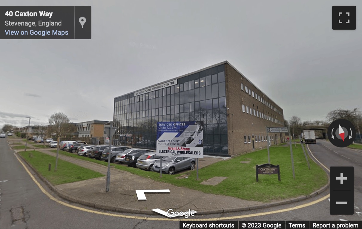 Street View image of Caxton Point, Caxton Way, Stevenage, Hertfordshire