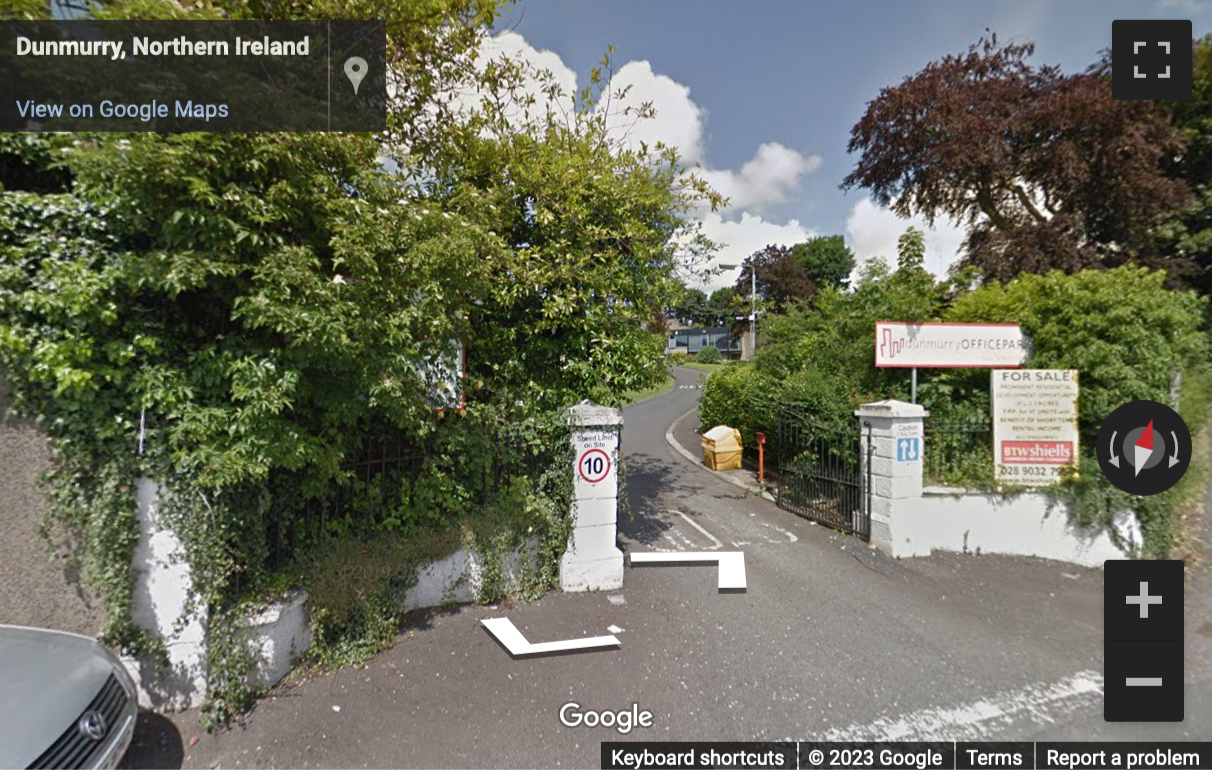 Street View image of 37a Upper Dunmurry Lane, Dunmurry office park
