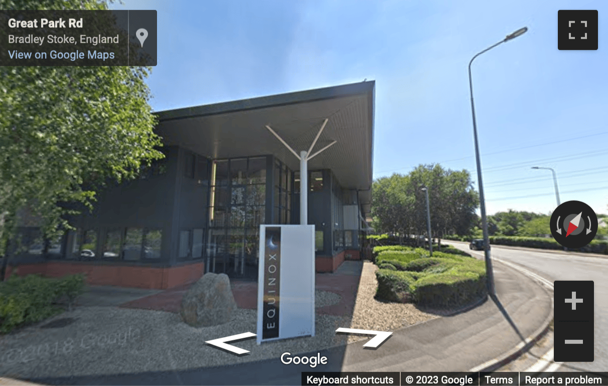 Street View image of Equinox South, Great Park Road, Bradley Stoke, Gloucestershire