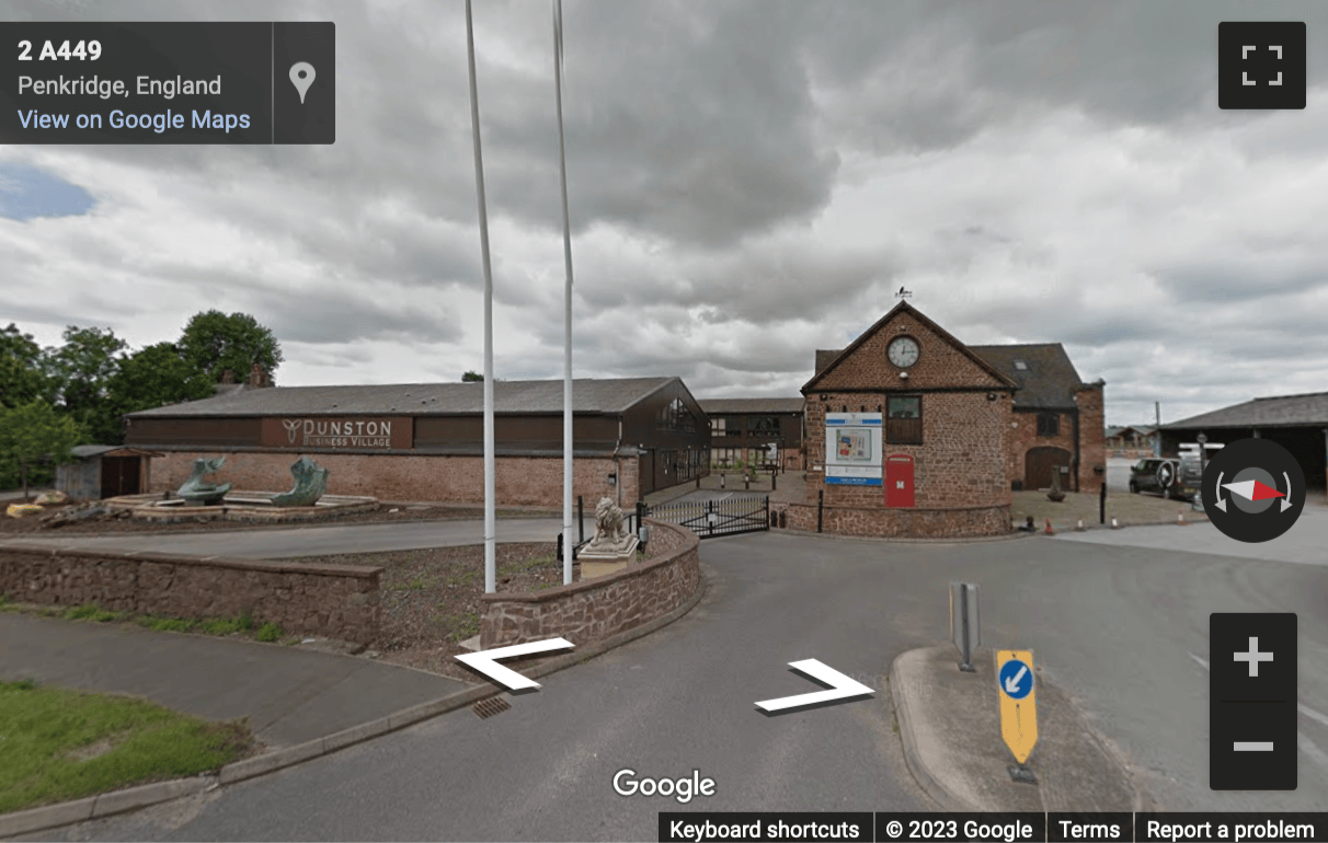 Street View image of Dunston Business Village, Dunston, Staffordshire