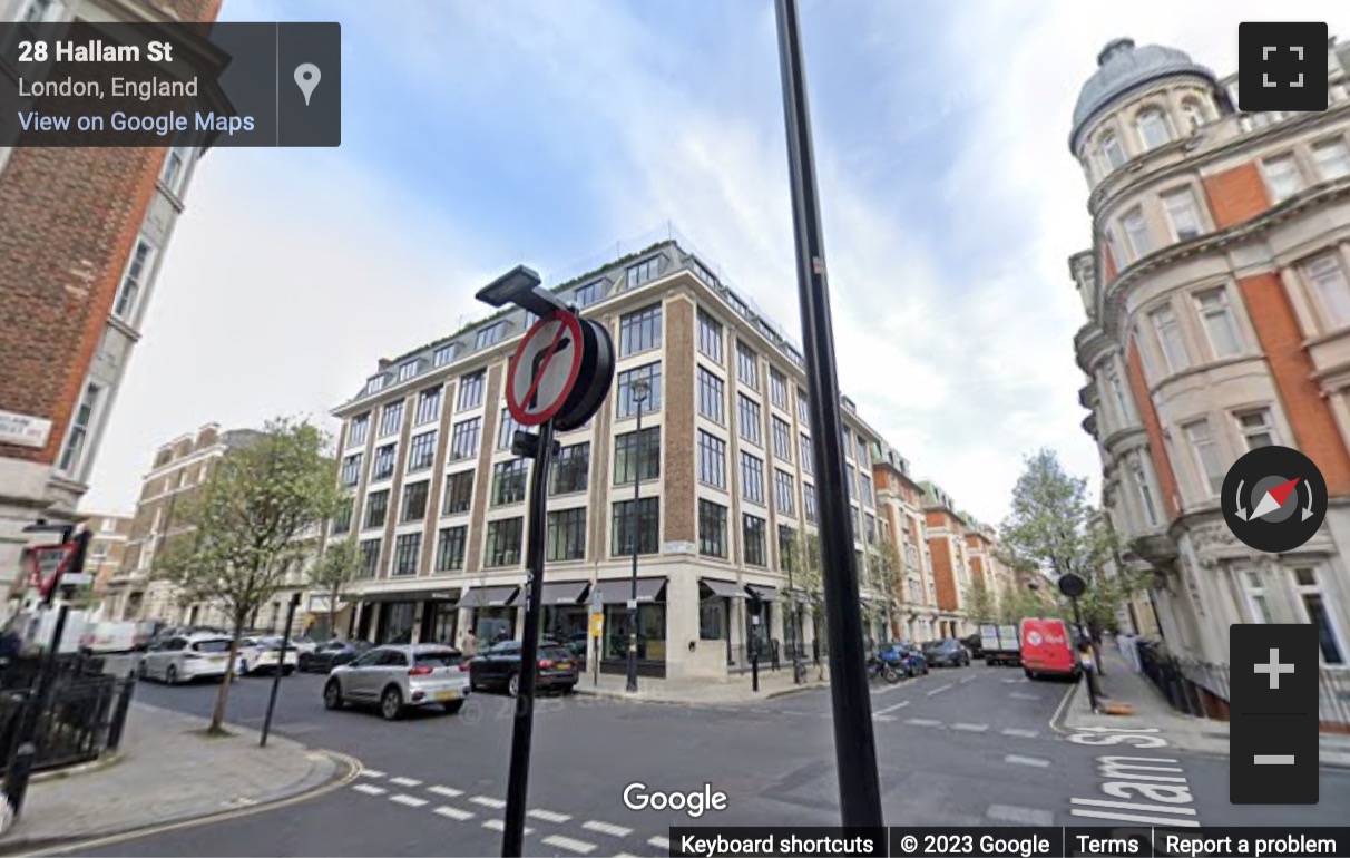 Street View image of The Harley Building, 77 New Cavendish Street, London, City of Westminster