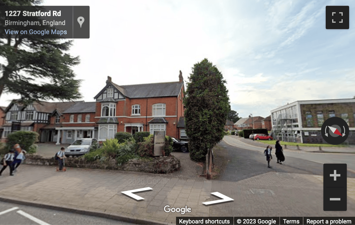 Street View image of Cambrai Court, 1229-1235 Stratford Road, Hall Green, Birmingham
