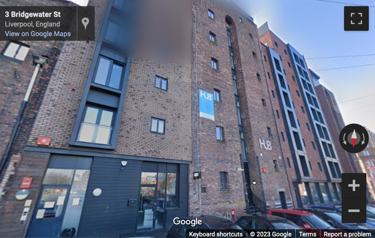 Street View image of 3A Bridgewater Street, Liverpool, Merseyside