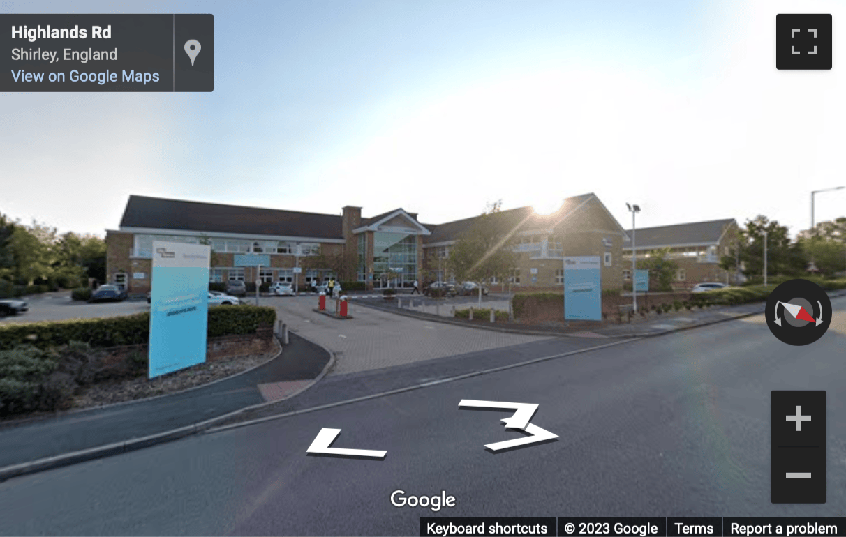 Street View image of Zenith House, Highlands Road, Solihull, West Midlands County