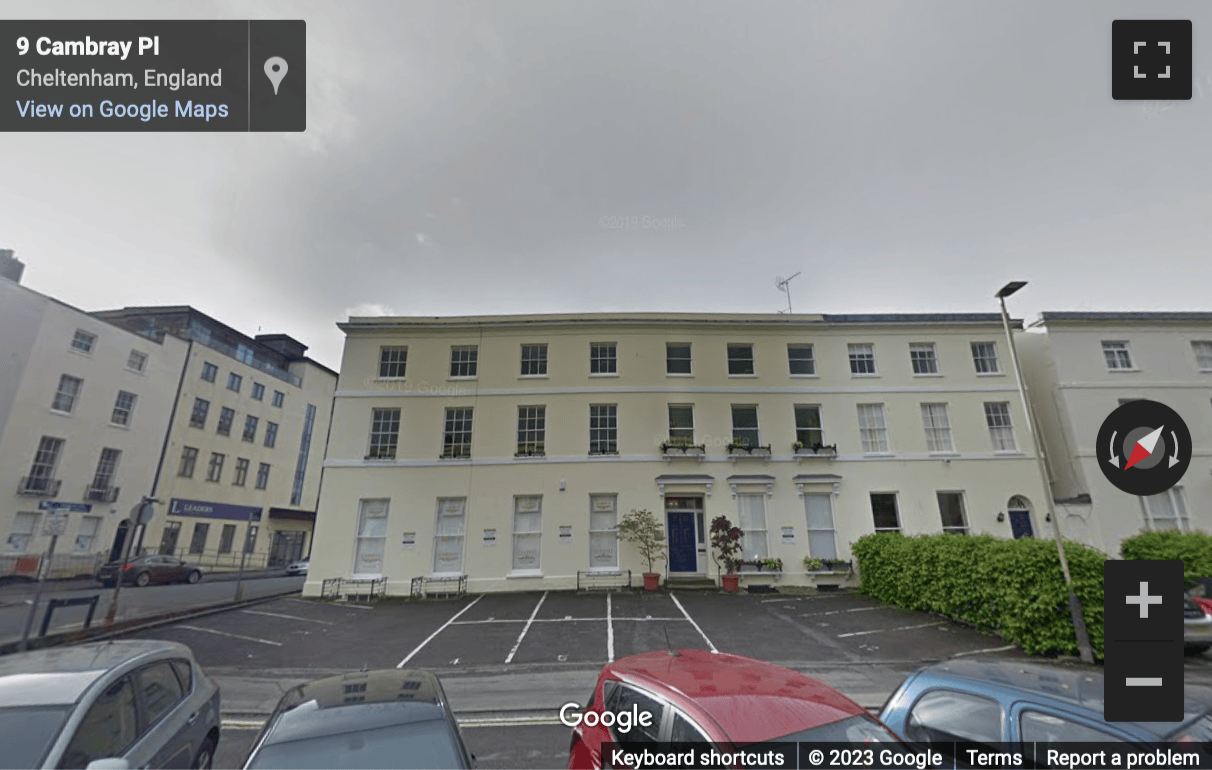 Street View image of 29 Cambray Place, Cheltenham