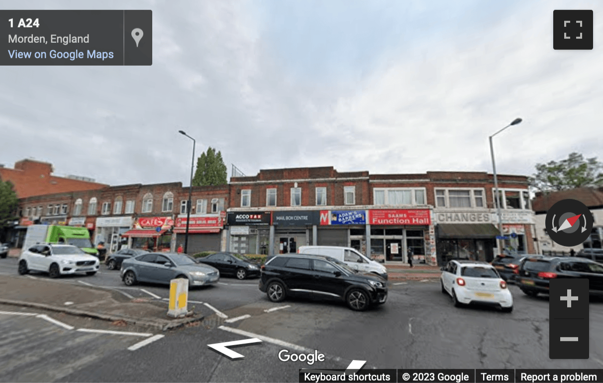 Street View image of 6-12 London road, Morden, London, Merton