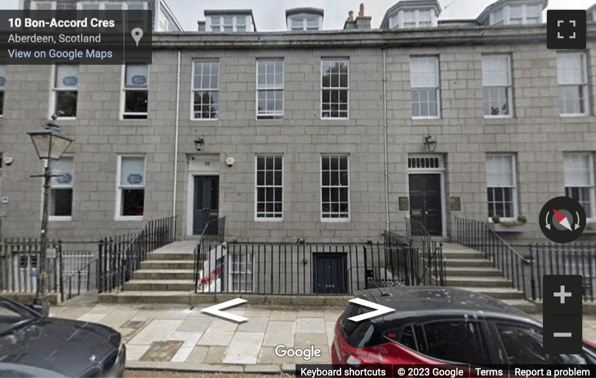 Street View image of 11 Bon Accord Crescent, Aberdeen, Aberdeen City