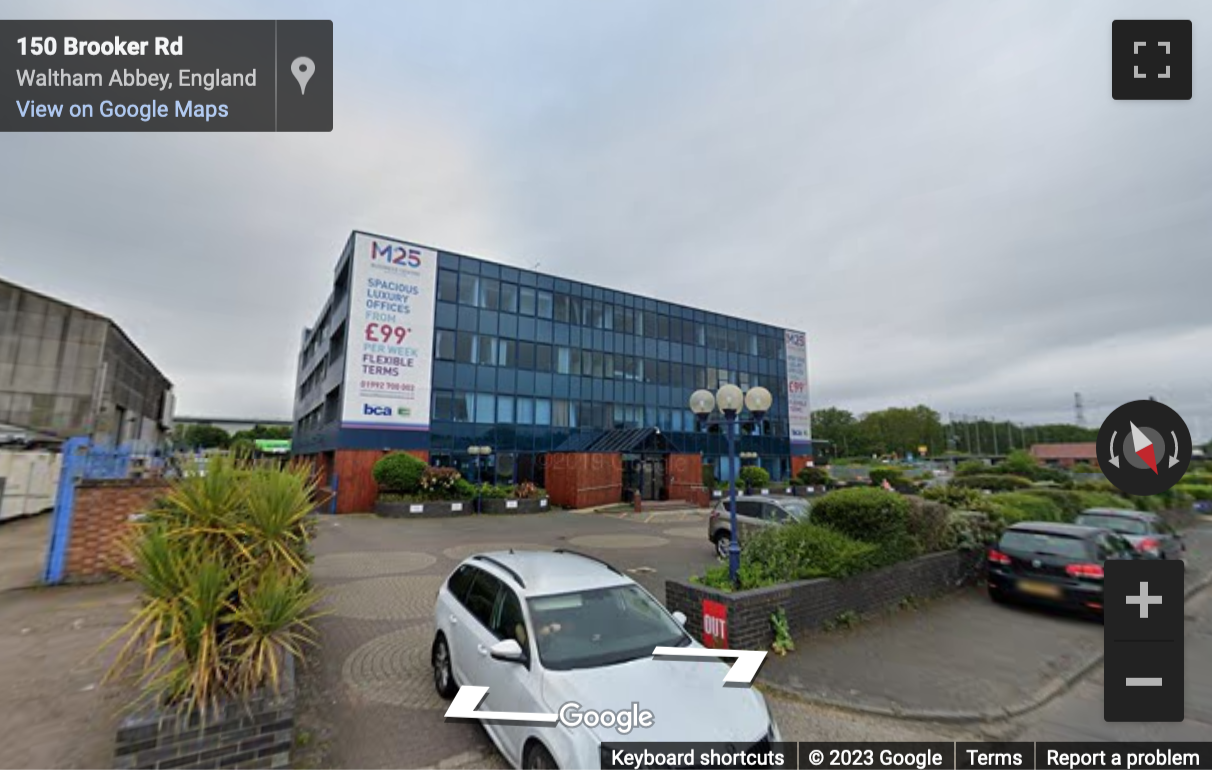 Street View image of M25 Business Centre, 121 Brooker road, Waltham Abbey