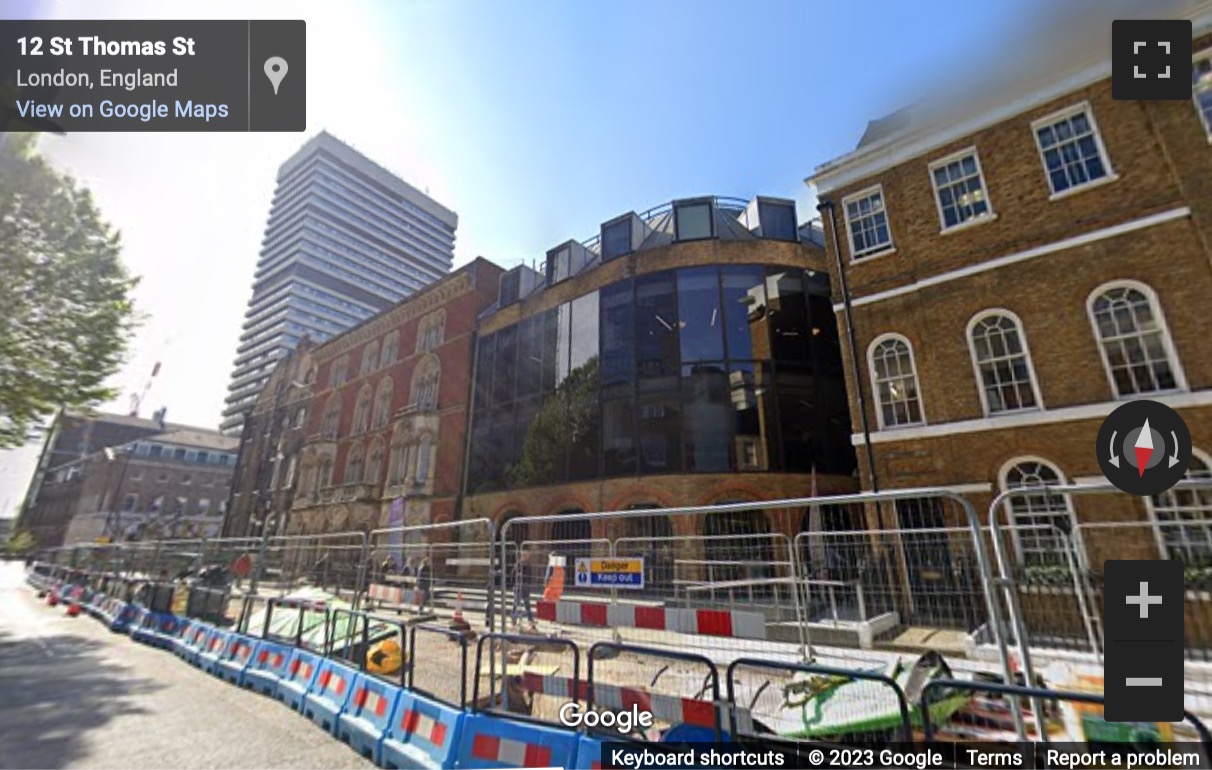 Street View image of 20 St Thomas Street, Southwark