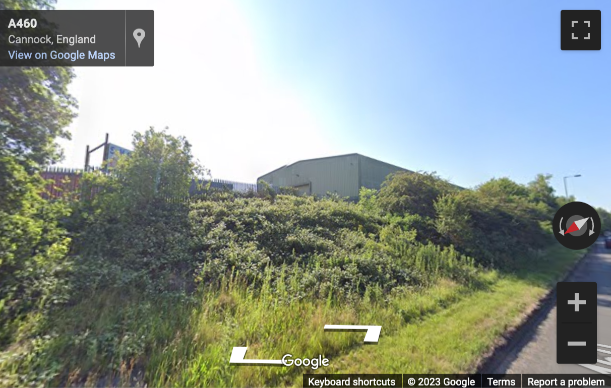 Street View image of Hyssop Close, Hednesford, Cannock, Staffordshire