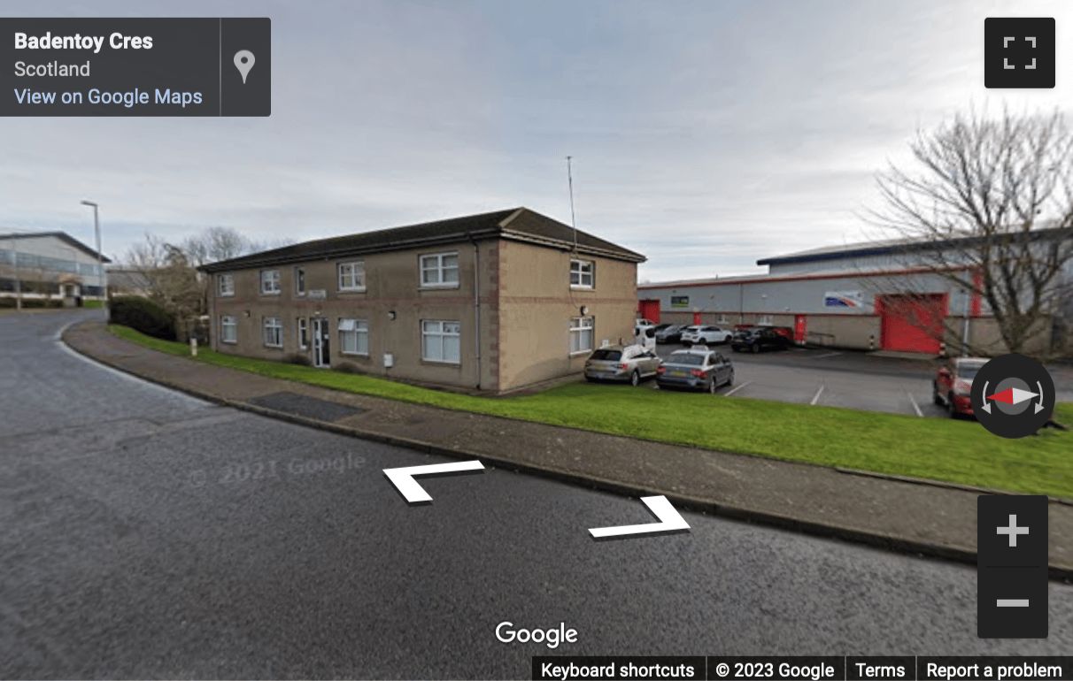Street View image of Badentoy Business Centre, Badentoy Park, Portlethen, Aberdeenshire