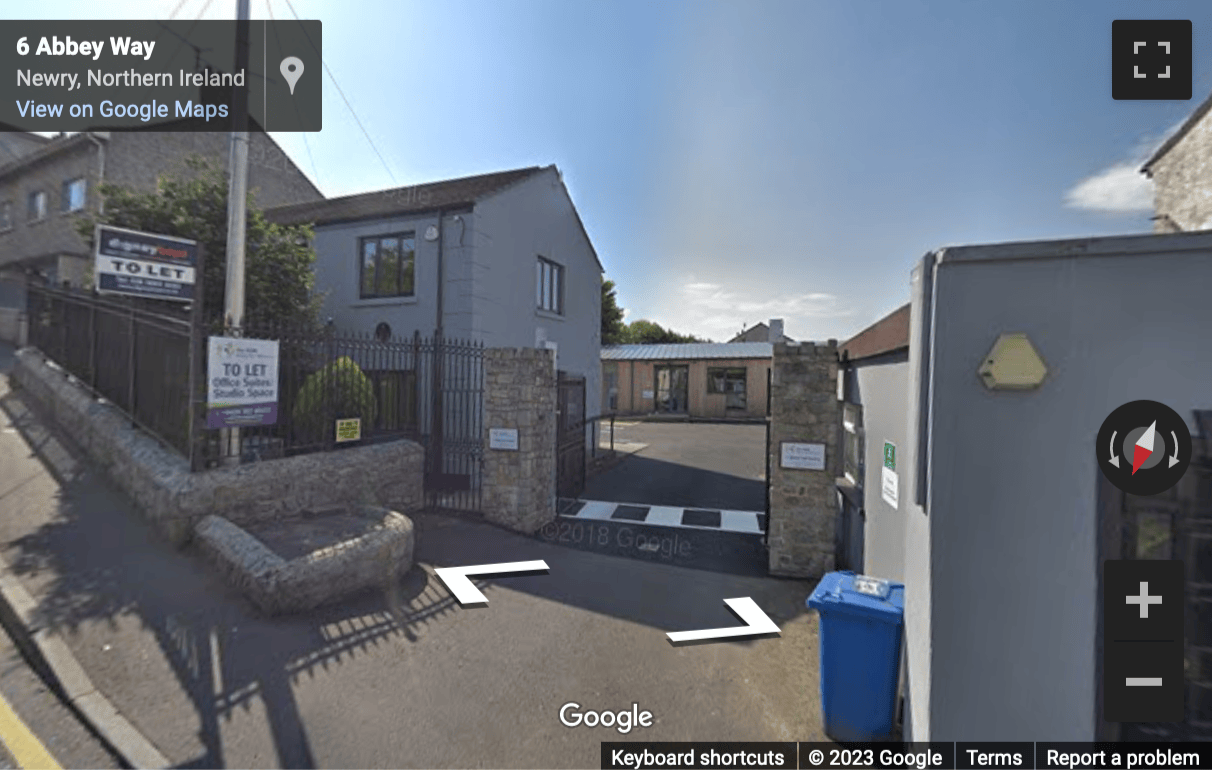 Street View image of Abbey Yard Studios, 1 Courtney Hill, Newry