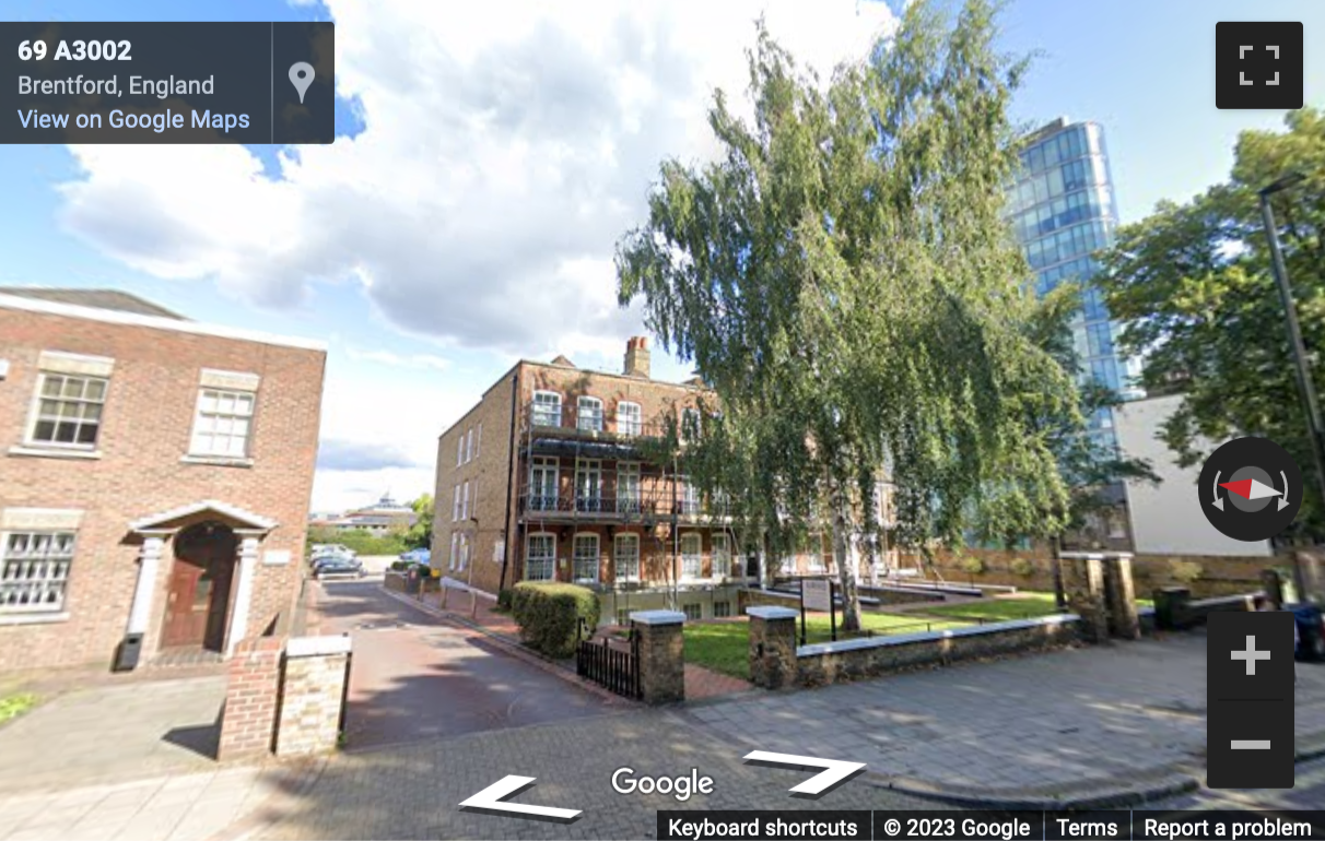 Street View image of Boston House Business Centre, 69-75 Boston Manor Road, Brentford