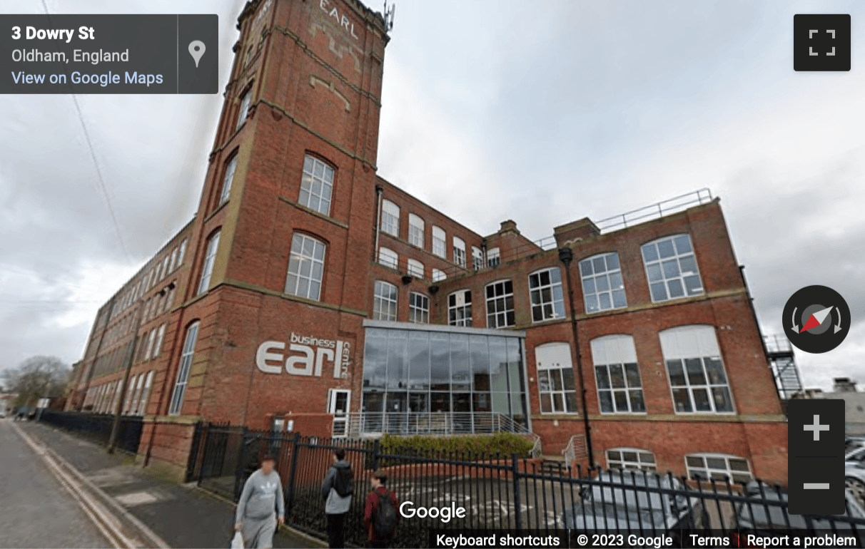 Street View image of Earl Business Centre, Dowry Street, Oldham