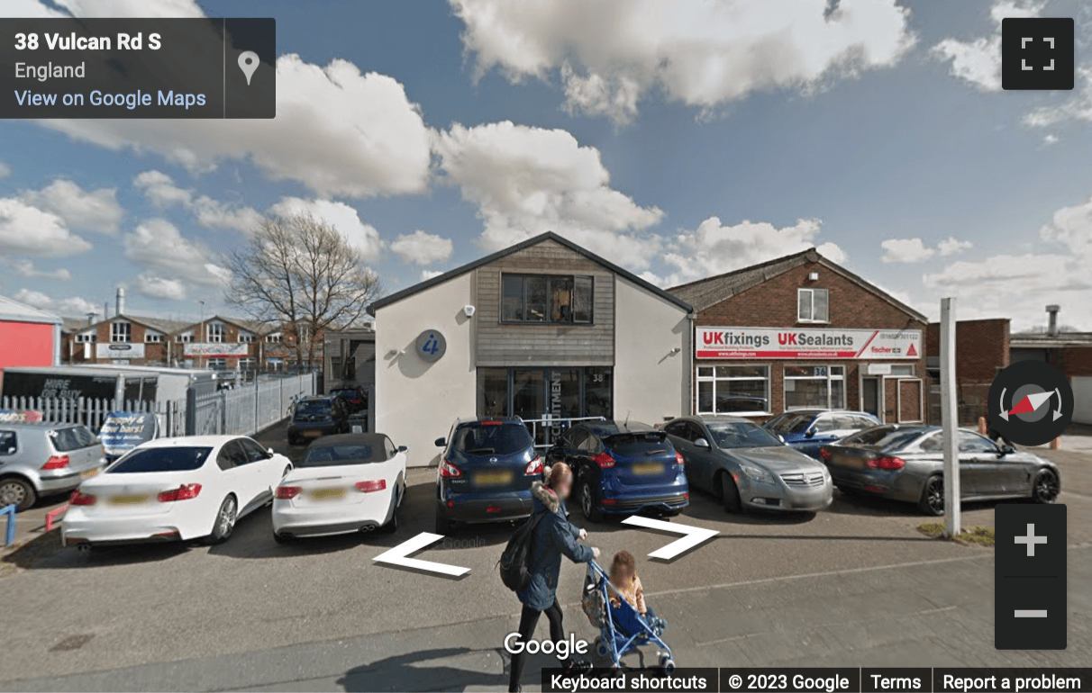 Street View image of 38 Vulcan Road, Norwich