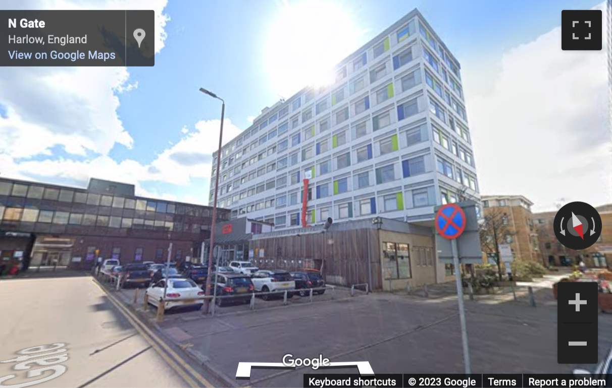 Street View image of Westgate House, The high, Harlow, CM20 1YS, Essex