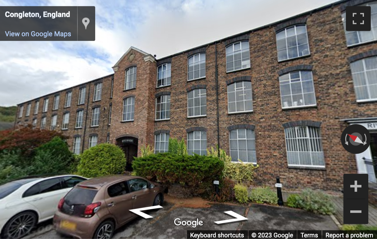 Street View image of Riverside Mill, Mountbatten Way, Congleton, CW12 1DY, Cheshire