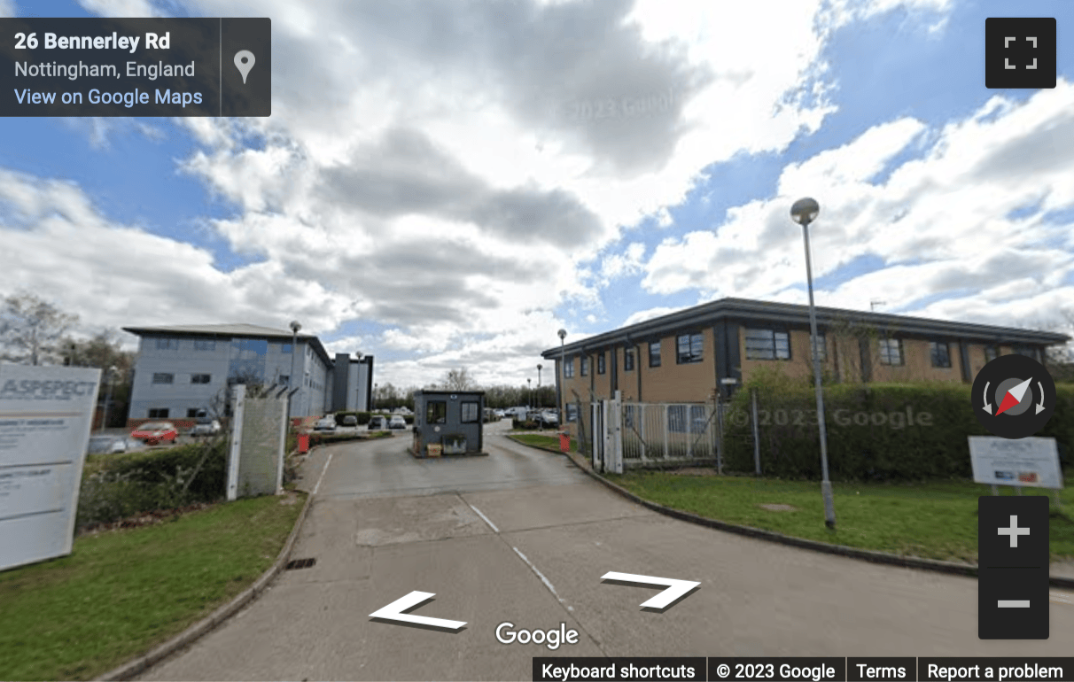 Street View image of Aspect Business Centre, Bennerley Road, Nottingham, Bulwell, Nottinghamshire