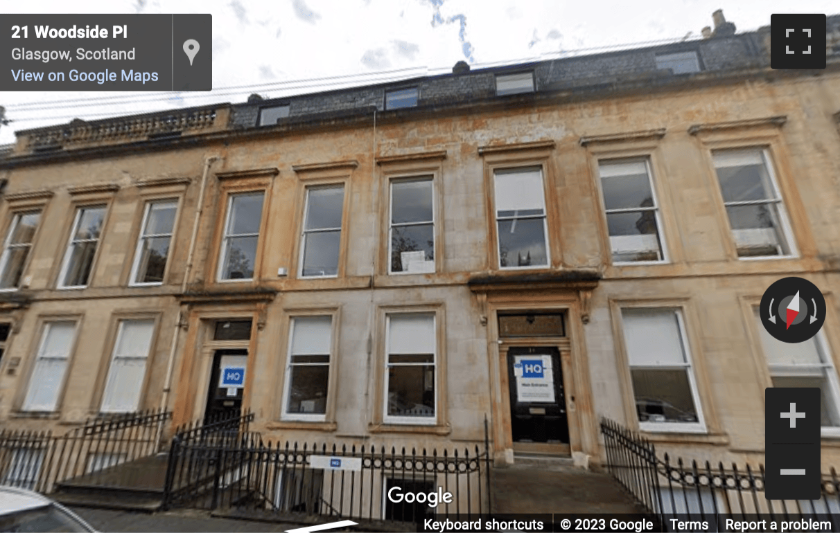 Street View image of 20-23 Woodside Place, Glasgow