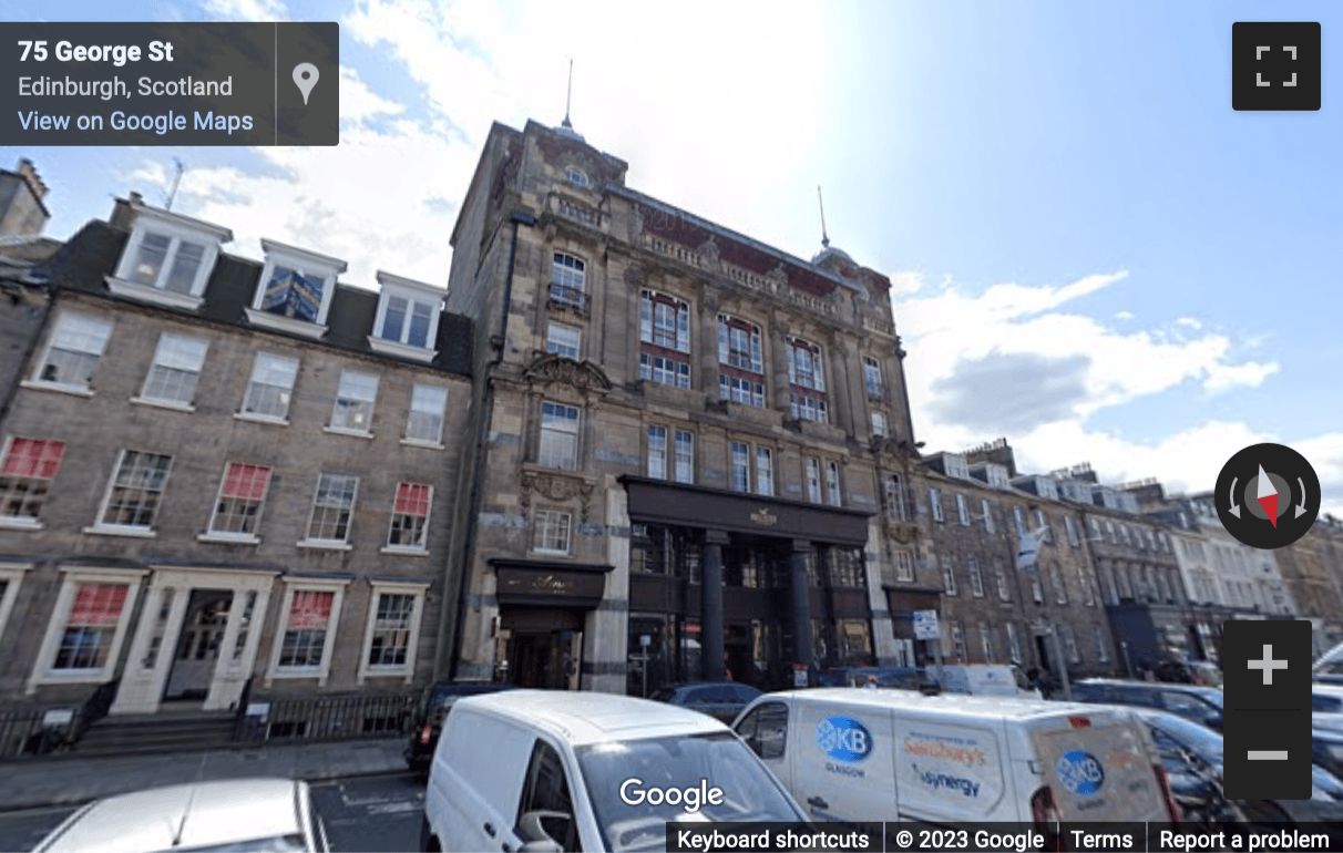 Street View image of 80 George Street, Edinburgh