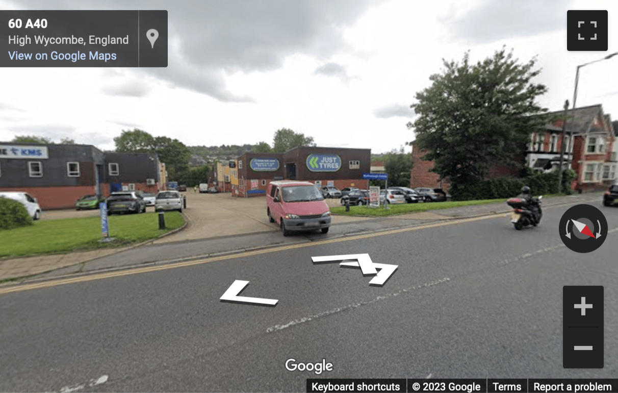 Street View image of Marlborough Trading Estate, West Wycombe Road, High Wycombe