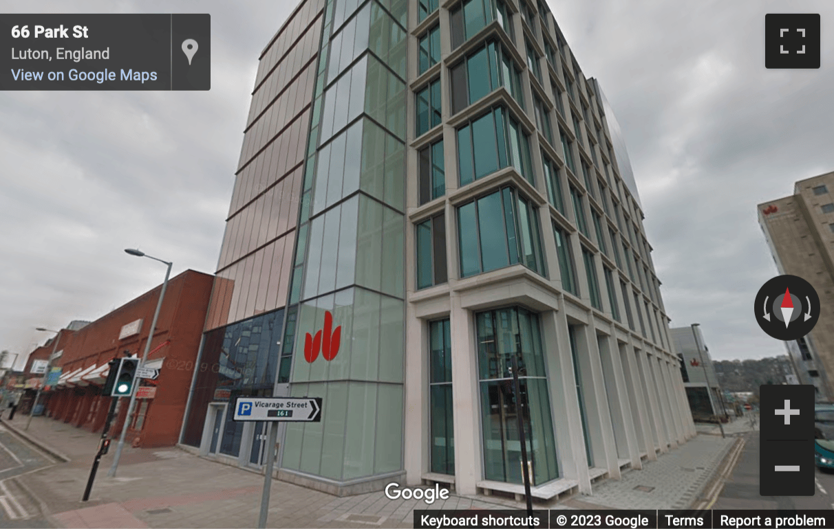 Street View image of 60 Park st, Luton, Bedfordshire