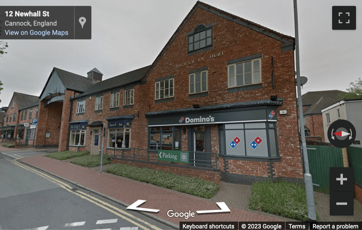 Street View image of 105/6 High Green Court, Cannock Chase
