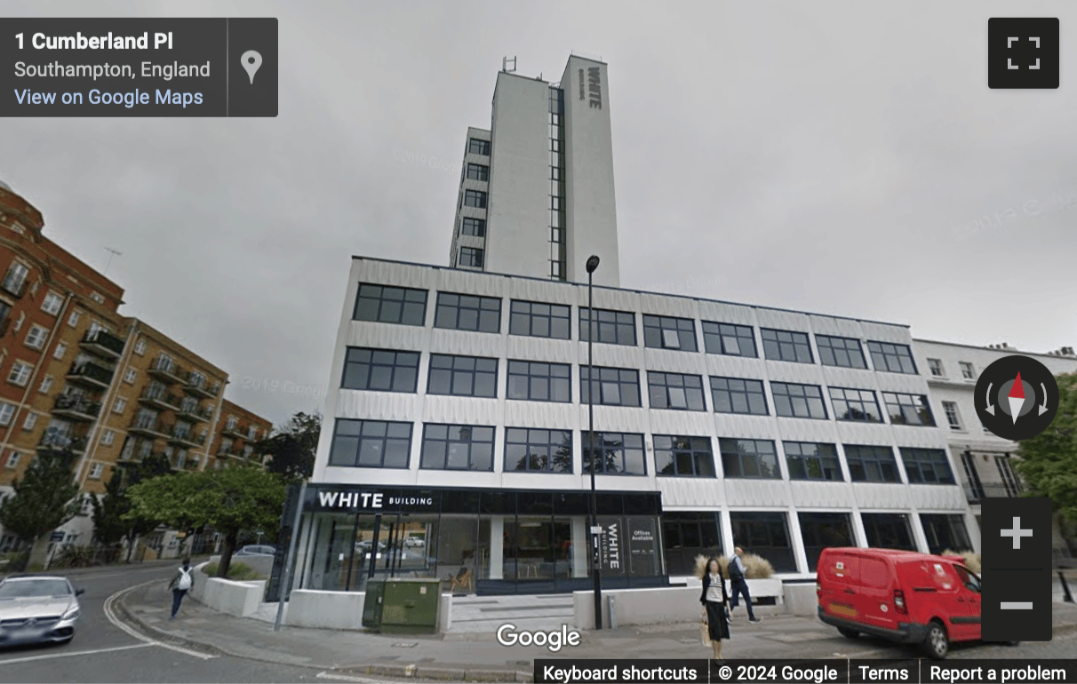 Street View image of White Building, 1, 4 Cumberland Place, Southampton