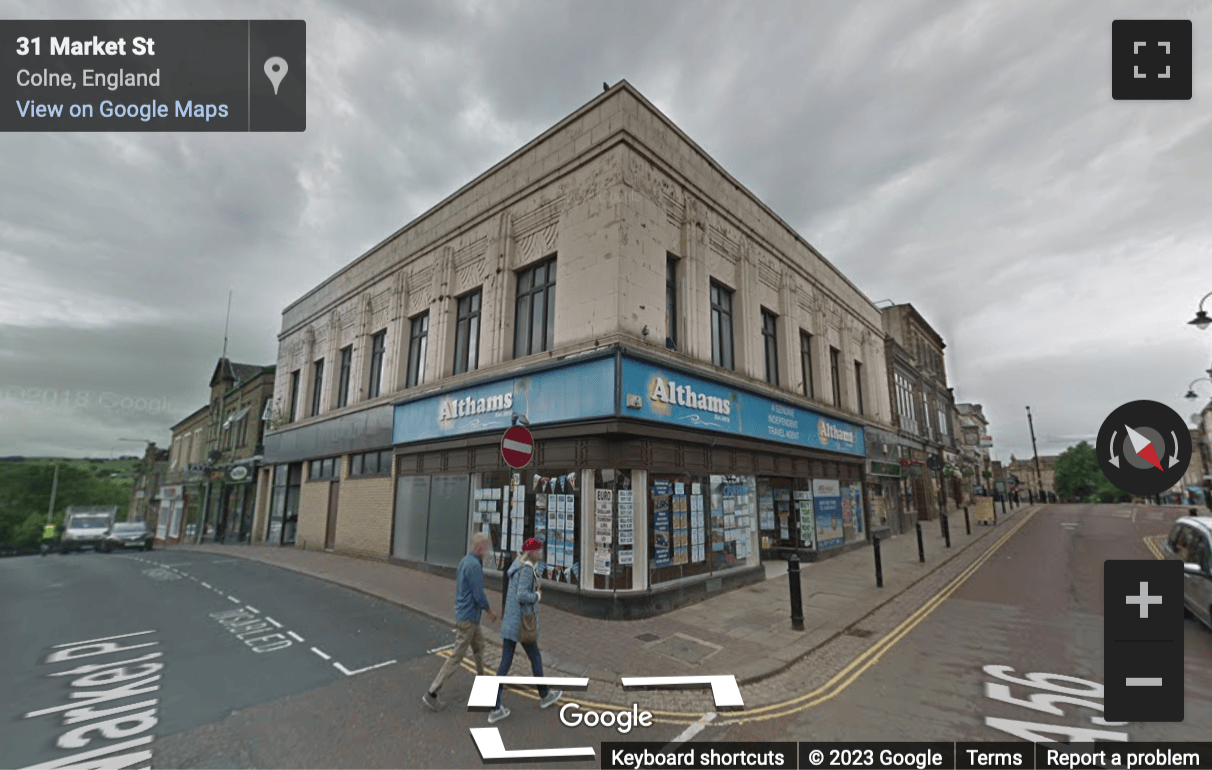 Street View image of 2A Market Pl, Colne, Burnley