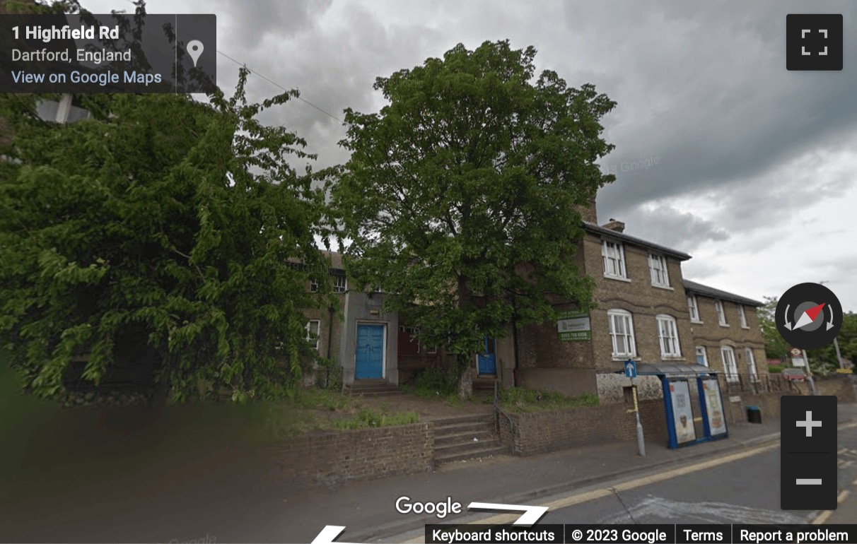 Street View image of Former Magistrates Court, Highfield Lane, Dartford