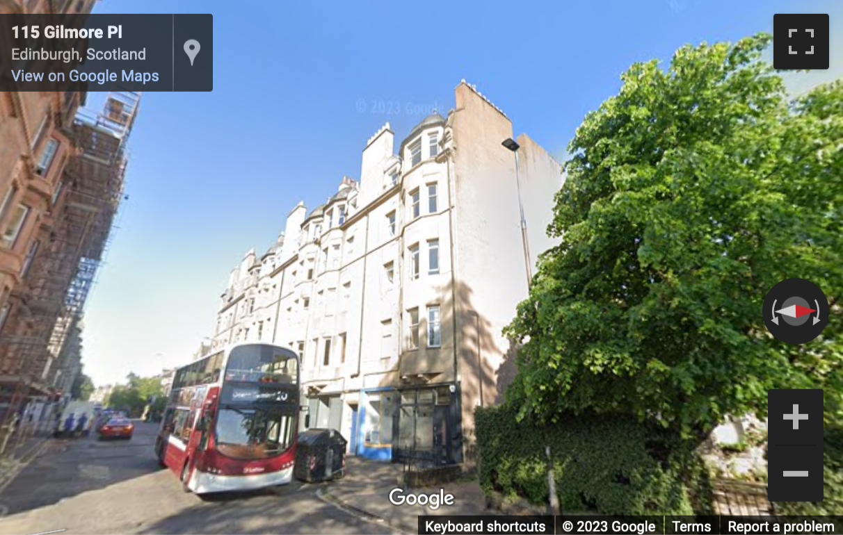 Street View image of 9 St. Peter’s Buildings, Gilmore Pl, Edinburgh