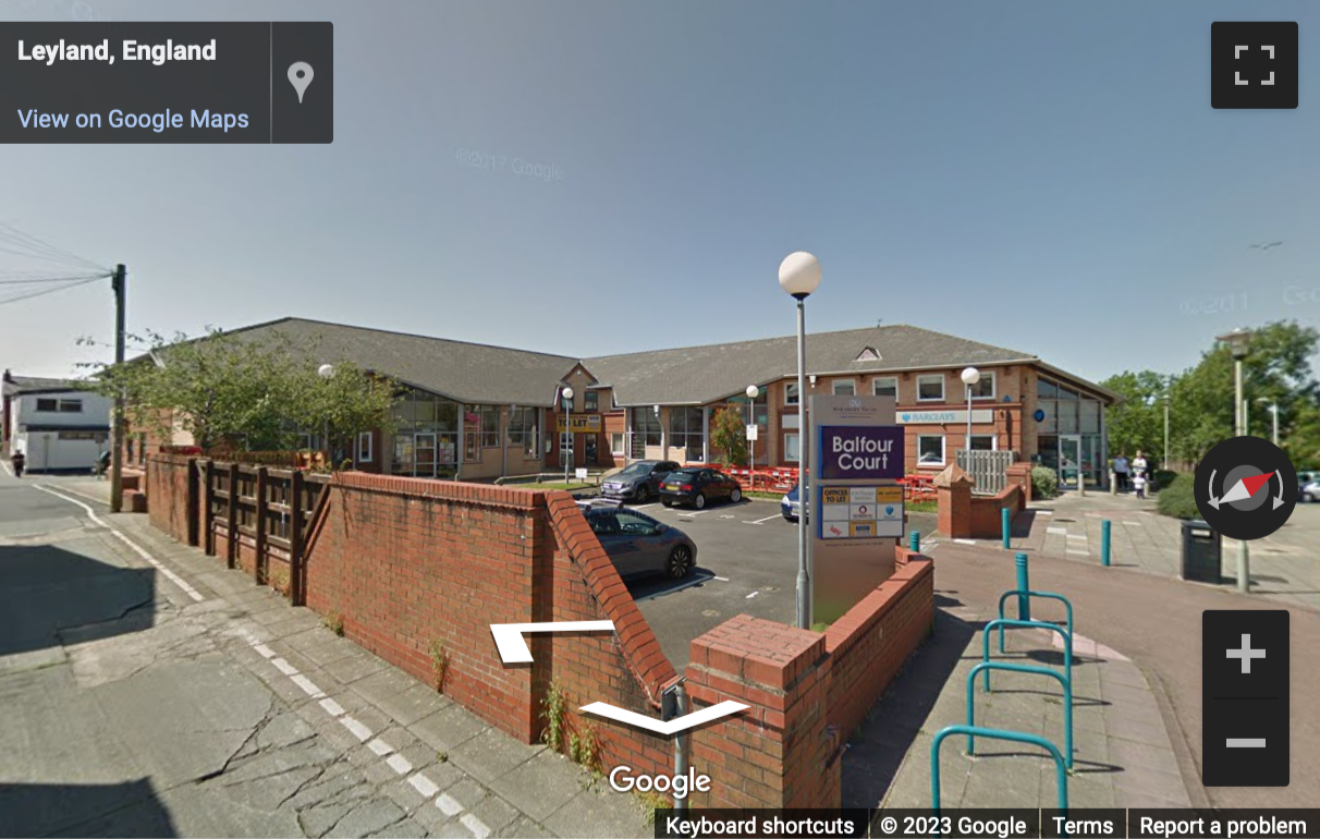Street View image of Balfour Court, Hough Lane, Leyland, Preston, PR25 2TF, Preston (Lancashire)