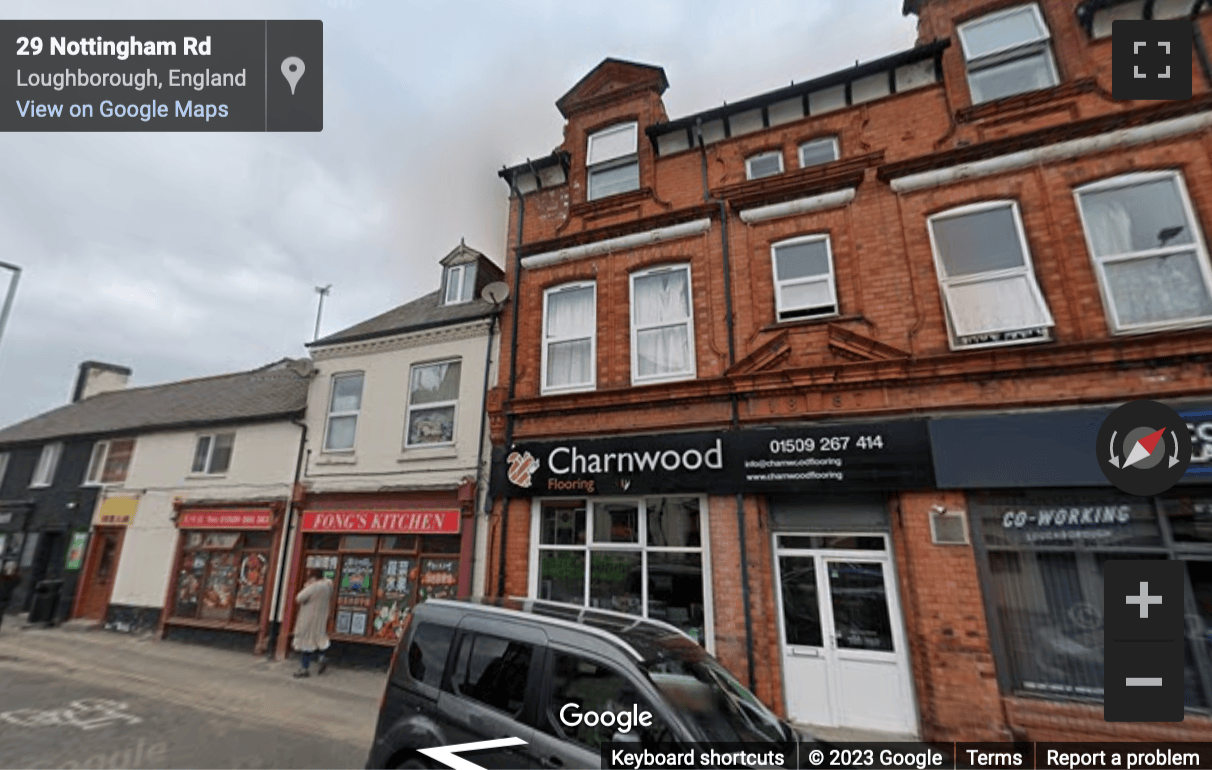 Street View image of 24A Nottingham Road, Loughborough